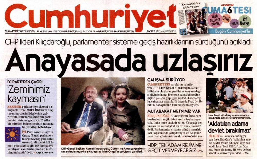 Kılıçdaroğlu bugün 